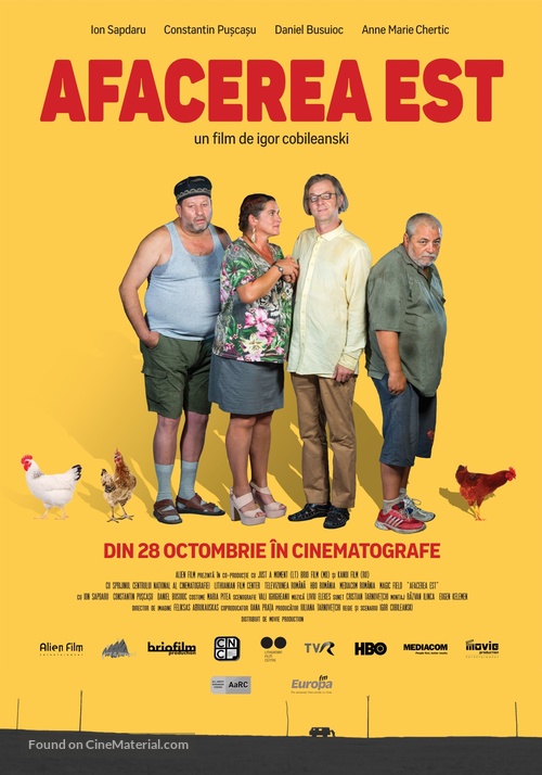 Afacerea Est - Romanian Movie Poster
