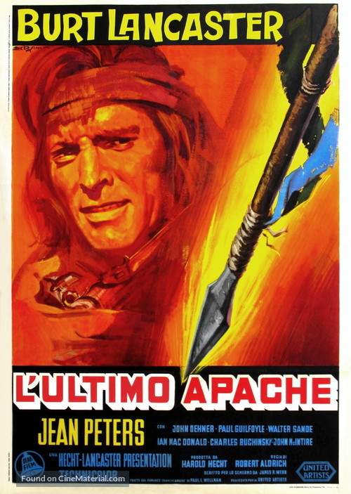 Apache - Italian Movie Poster
