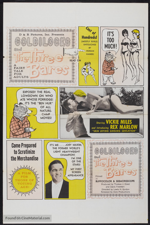 Goldilocks and the Three Bares - Movie Poster