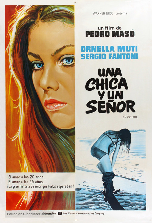 Una chica y un se&ntilde;or - Argentinian Movie Poster