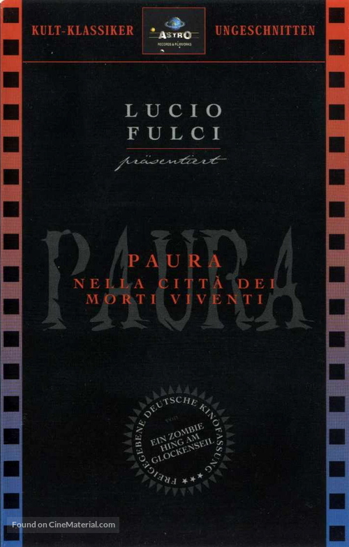 Paura nella citt&agrave; dei morti viventi - German VHS movie cover