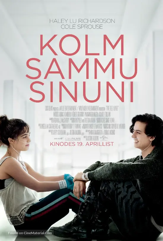 Five Feet Apart - Estonian Movie Poster