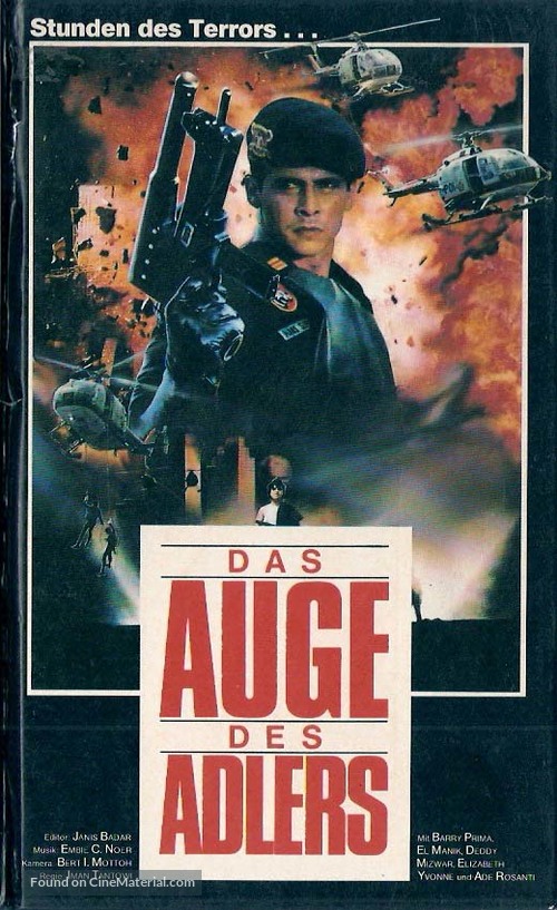 Menumpas teroris - German VHS movie cover