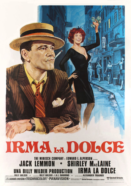 Irma la Douce - Italian Movie Poster