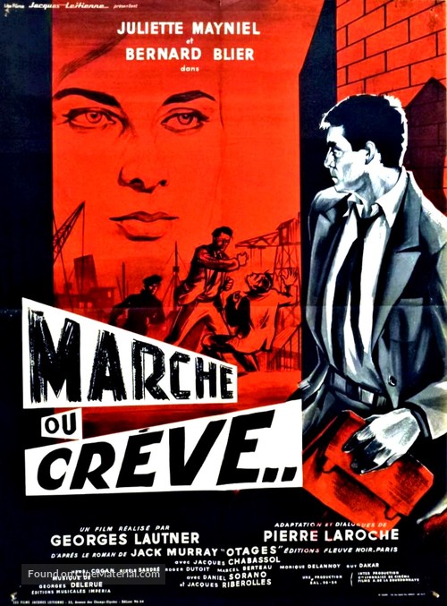 Marche ou cr&egrave;ve - French Movie Poster