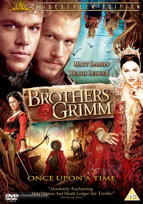 The Brothers Grimm - British DVD movie cover