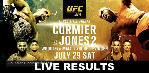 UFC 214: Cormier vs. Jones 2 - Movie Poster