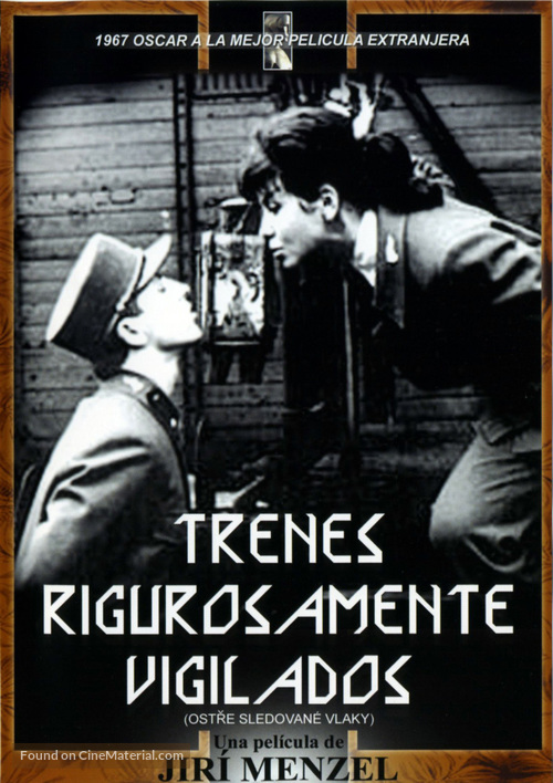 Ostre sledovan&eacute; vlaky - Spanish DVD movie cover