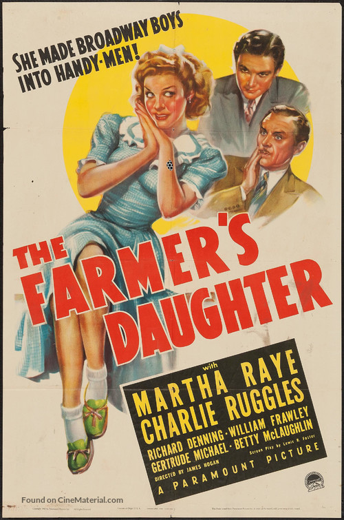 The Farmer&#039;s Daughter - Movie Poster