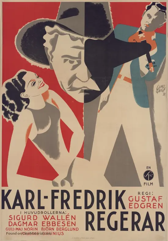 Karl Fredrik regerar - Swedish Movie Poster