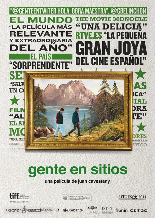 Gente en sitios - Spanish Movie Poster