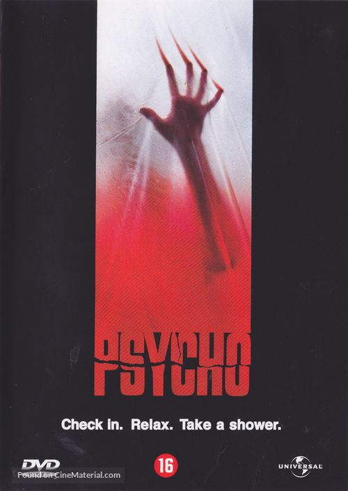 Psycho - Dutch DVD movie cover