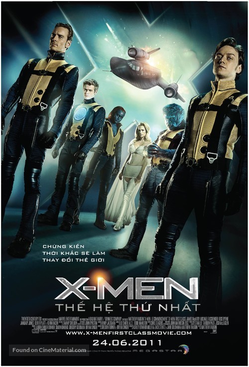 X-Men: First Class - Vietnamese Movie Poster