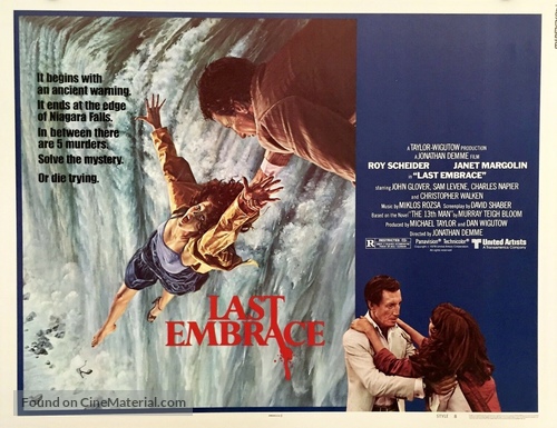 Last Embrace - British Movie Poster