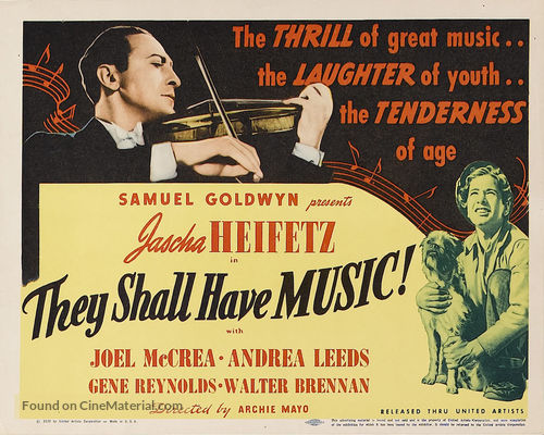 They Shall Have Music - Movie Poster