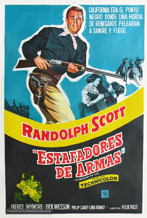 The Man Behind the Gun - Argentinian Movie Poster