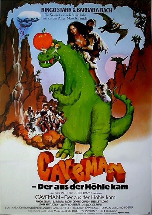 Caveman - German Movie Poster