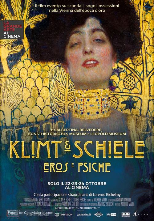 Klimt &amp; Schiele - Eros and Psyche - Italian Movie Poster