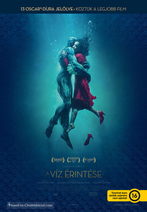 The Shape of Water - Hungarian Movie Poster