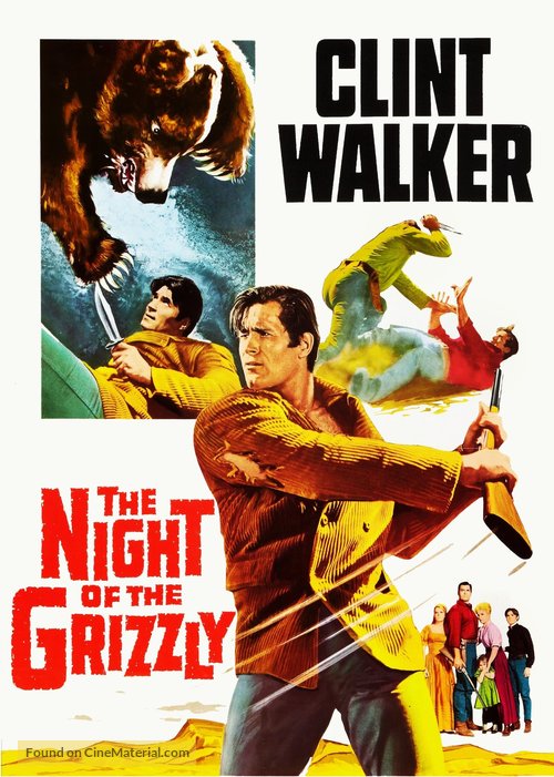 The Night of the Grizzly - DVD movie cover