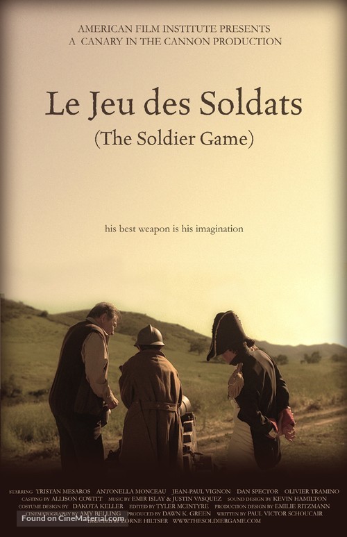 Le jeu des soldats - Canadian Movie Poster