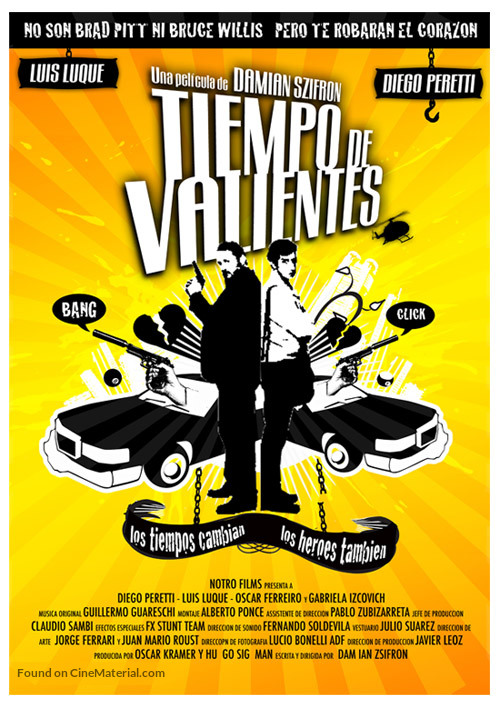 Tiempo de valientes - Argentinian poster