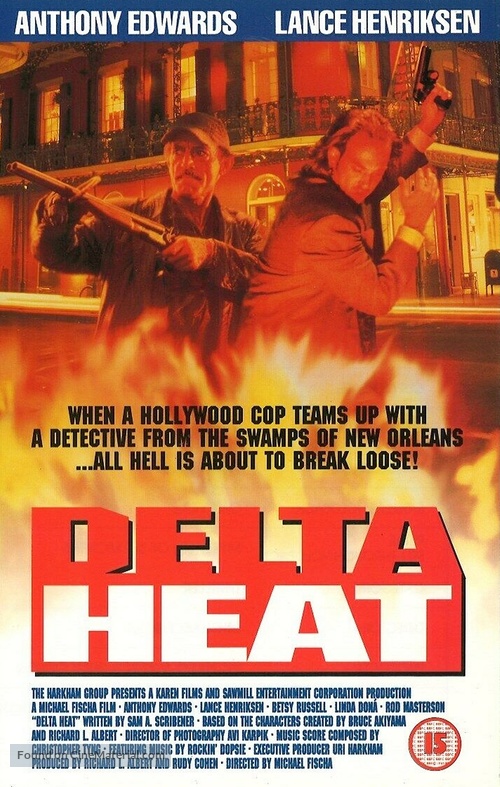 Delta Heat - British VHS movie cover