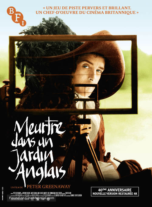 The Draughtsman&#039;s Contract - French Re-release movie poster