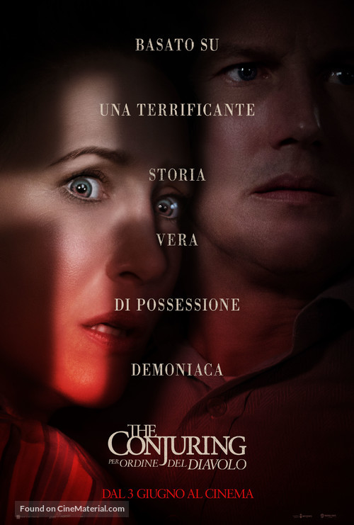 The Conjuring: The Devil Made Me Do It - Italian Movie Poster