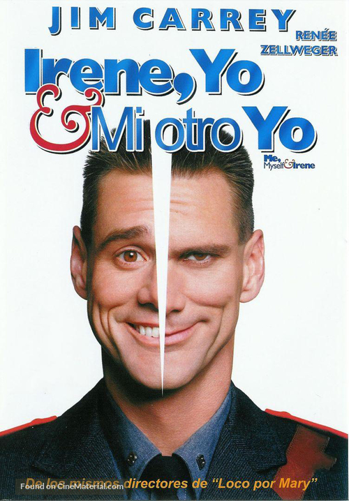 Me, Myself &amp; Irene - Argentinian DVD movie cover