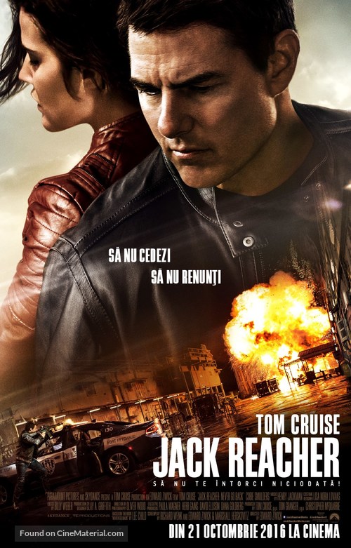 Jack Reacher: Never Go Back - Romanian Movie Poster