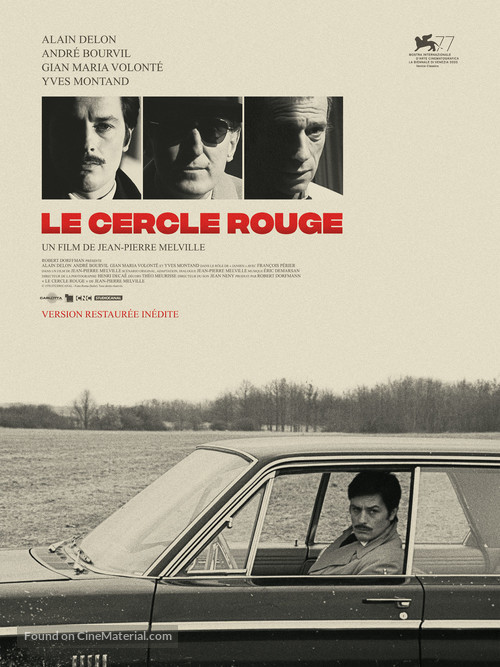 Le cercle rouge - French Re-release movie poster