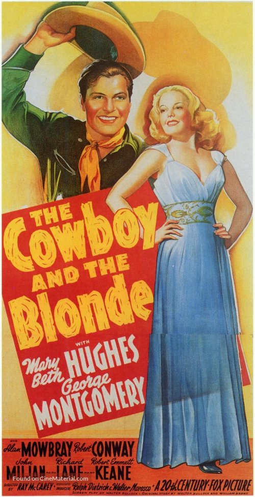 The Cowboy and the Blonde - Movie Poster