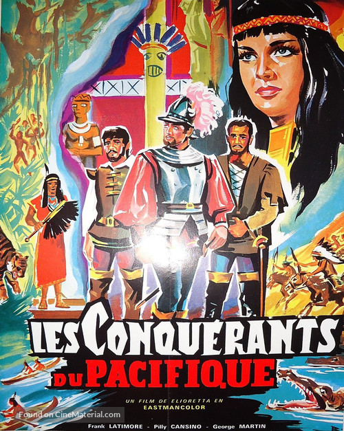 Los conquistadores del Pac&iacute;fico - French Movie Poster