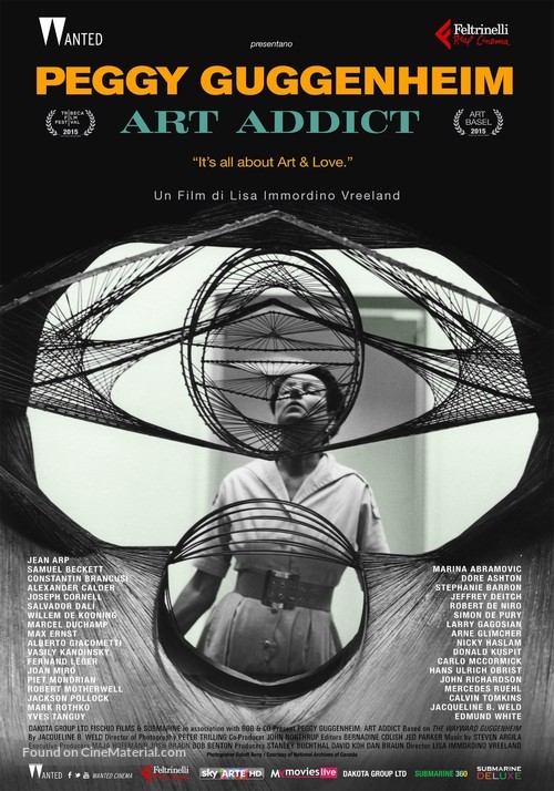 Peggy Guggenheim: Art Addict - Italian Movie Poster