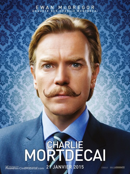 Mortdecai - French Movie Poster