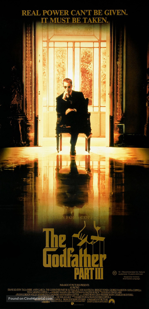 The Godfather: Part III - Australian Movie Poster