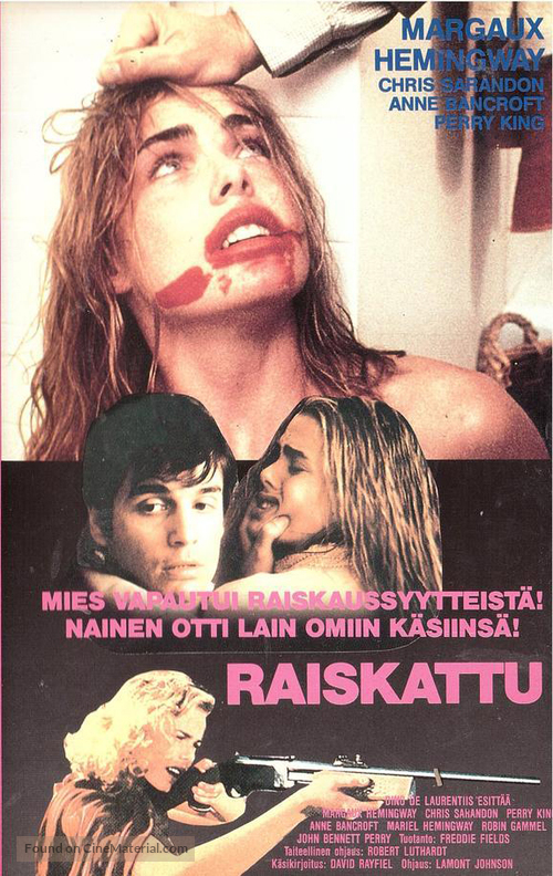 Lipstick - Finnish VHS movie cover