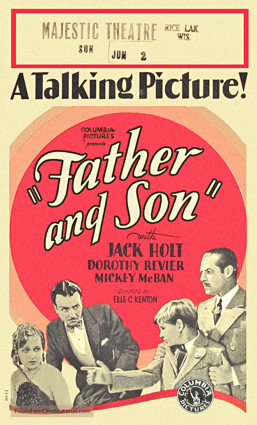 Father and Son - Movie Poster