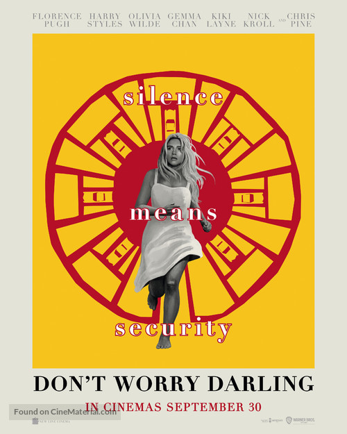 Don&#039;t Worry Darling - British Movie Poster