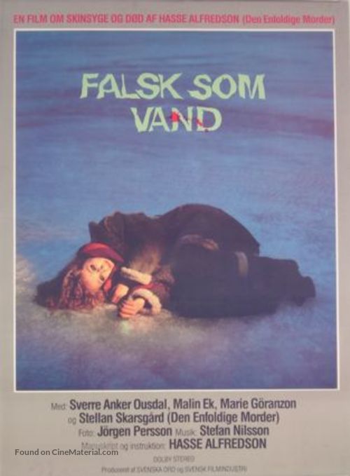 Falsk som vatten - Danish Movie Poster