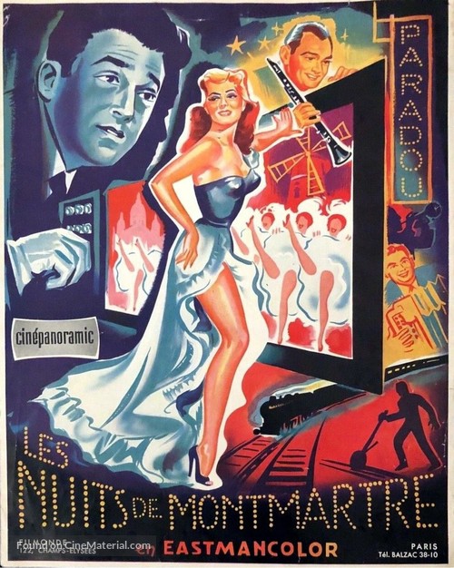 Les nuits de Montmartre - French Movie Poster