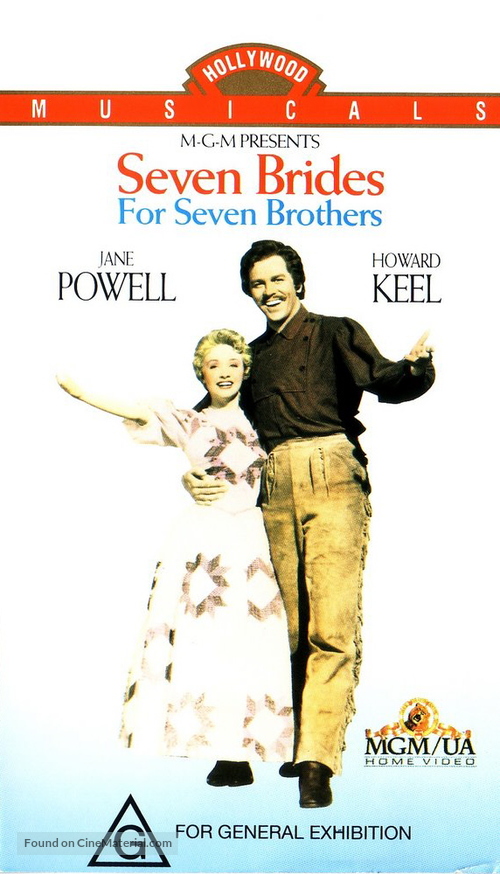 Seven Brides for Seven Brothers - Australian VHS movie cover