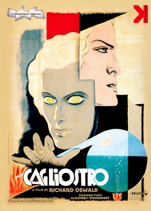 Cagliostro - Liebe und Leben eines gro&szlig;en Abenteurers - French DVD movie cover