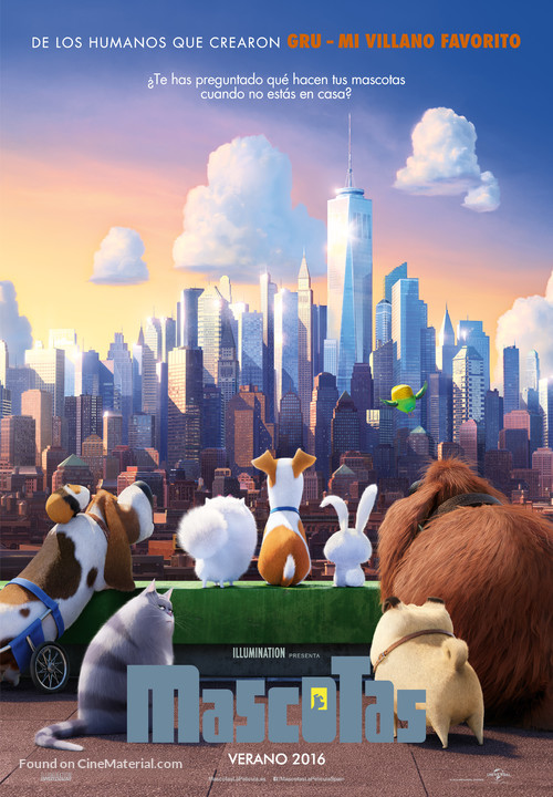 The Secret Life of Pets - Spanish Movie Poster