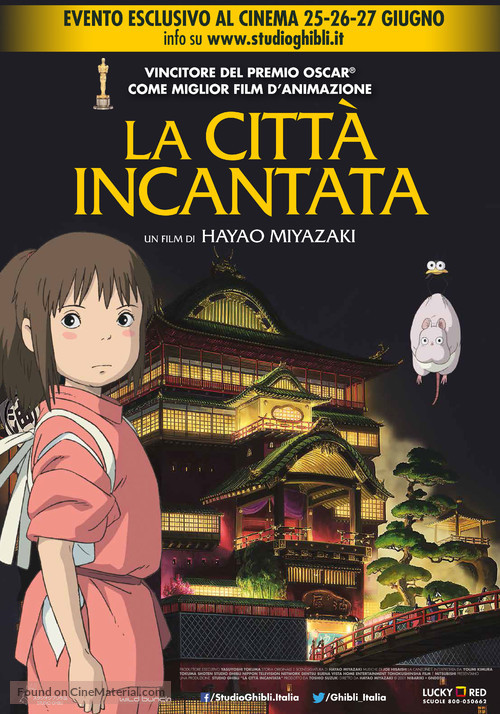 Sen to Chihiro no kamikakushi - Italian Movie Poster