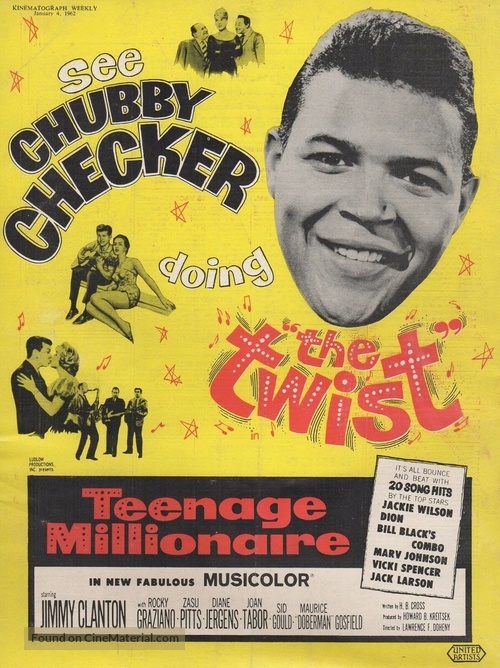 Teenage Millionaire - British poster