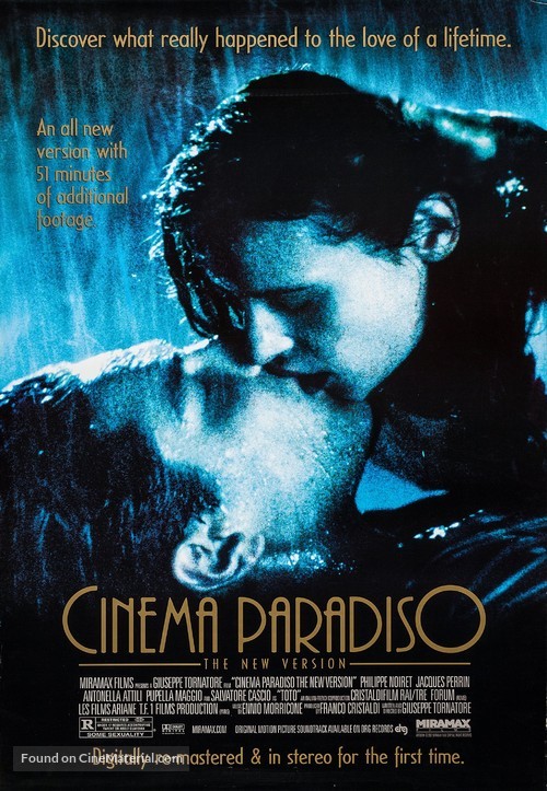 Nuovo cinema Paradiso - Re-release movie poster