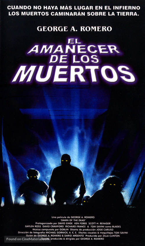 Dawn of the Dead - Argentinian Movie Cover