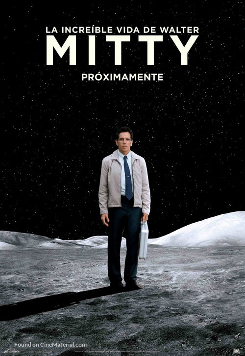 The Secret Life of Walter Mitty - Mexican Movie Poster